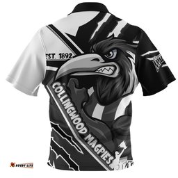 Collingwood Battlefield Glory Gear Zip Polo Shirt