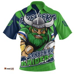 Canberra Raiders Chasing Victory 2025 Final Series Pride Zip Polo Shirt