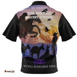 Australia Purple Alnimals Poppy Zip Polo Shirt