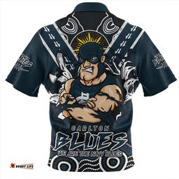 Carlton Ripped Legacy Of The Game Zip Polo Shirt