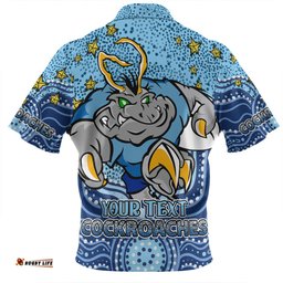 New South Wales Cockroaches Custom Custom With Aboriginal Inspired Style Of Dot Painting Patterns Zip Polo Shirt