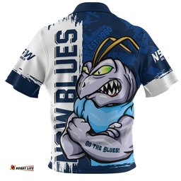 New South Wales Blues Blue Blooded Spirit Blues Legacy Zip Polo Shirt