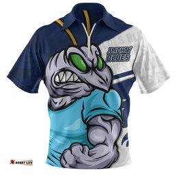 New South Wales Blues Defend The Pride Zip Polo Shirt
