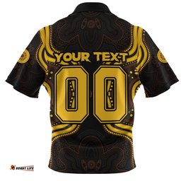 Hawthorn Spirit Warriors Of The Game Zip Polo Shirt