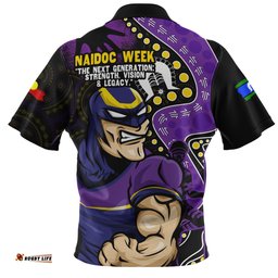 Melbourne Storm NAIDOC Indigenous Warrior Spirit Zip Polo Shirt