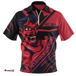 Melbourne Battlefield Glory Gear Zip Polo Shirt