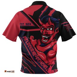 Melbourne Battlefield Glory Gear Zip Polo Shirt