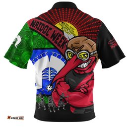 Essendon NAIDOC Week Pride Edition Zip Polo Shirt