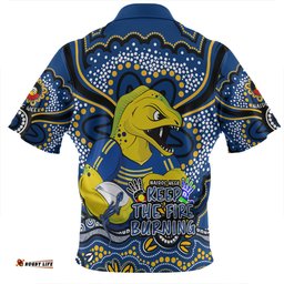 Parramatta Eels Zip Polo Shirt Aboriginal Inspired Naidoc Week Custom For Die Hard Fan Supporters