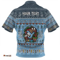 New South Wales Cockroaches Christmas Custom Zip Polo Shirt - Chrissie Spirit Zip Polo Shirt