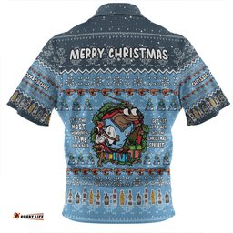 New South Wales Cockroaches Christmas Custom Zip Polo Shirt - Chrissie Spirit Zip Polo Shirt