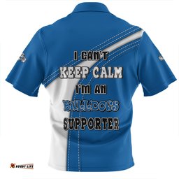 Canterbury-Bankstown Bulldogs Zip Polo Shirt Custom Team Of Us Die Hard Fan Supporters