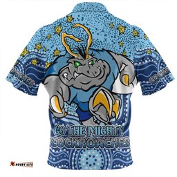 New South Wales Cockroaches Custom Zip Polo Shirt - Custom With Aboriginal Inspired Style Of Dot Painting Patterns  Zip Polo Shirt