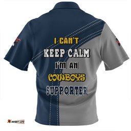 North Queensland Cowboys Zip Polo Shirt Custom Team Of Us Die Hard Fan Supporters