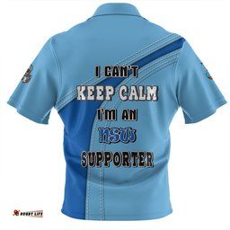 New South Wales Blues Zip Polo Shirt Custom Team Of Us Die Hard Fan Supporters