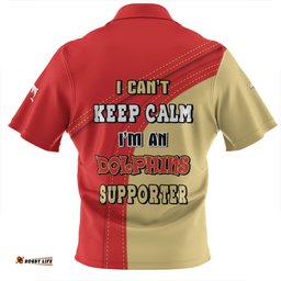 Redcliffe Dolphins Zip Polo Shirt Custom Team Of Us Die Hard Fan Supporters