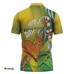 Australia Day Special Zipper Polo Shirt LT7