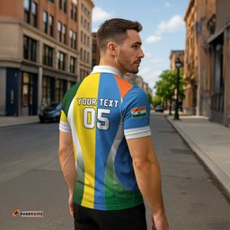 Custom India Vs Australia Cricket Zipper Polo Shirt Final Matchup LT05