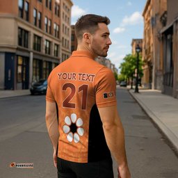 Australian Northern Territory Lawn Bowls Custom Zipper Polo Shirt Aussie Minimalist Style LT9