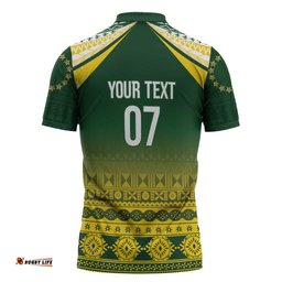 Cook Islands Rugby Custom Zipper Polo Shirt Kuki Avaiki LT7