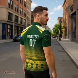 Cook Islands Rugby Custom Zipper Polo Shirt Kuki Avaiki LT7