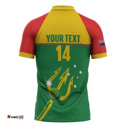 Custom Tasmania Bowls Australia Zipper Polo Shirt Go Tasmanian Tridents LT14