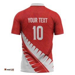 Custom New Zealand Cricket Zipper Polo Shirt Kiwi Birds Haka Dance Red Fern Sporty Style LT03