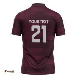 Pride of Burleigh Rugby Spirit Custom Zipper Polo Shirt Queensland Grand Final Edition 2025 LT9