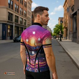 NAIDOC Week 2026 Zipper Polo Shirt Eternal Spirit Tree LT05