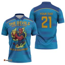 Pride of Norths Rugby Spirit Custom Zipper Polo Shirt Queensland Grand Final Edition 2025 LT9