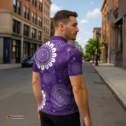 Sea Horse Australia Epilepsy Awareness Zipper Polo Shirt LT9