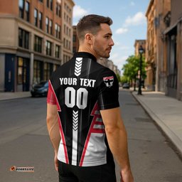Personalized St Kilda Saints Zipper Polo Shirt Modern Geometric Sports Graphic Style TS04