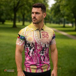 NAIDOC Week 2026 Indigenous Personalized Zipper Polo Shirt LT7