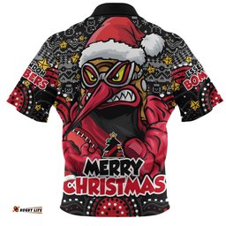 Essendon Zip Polo Shirt Ugly Christmas Knit Patterns Vintage Jersey