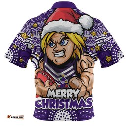 Fremantle Zip Polo Shirt Ugly Christmas Knit Patterns Vintage Jersey