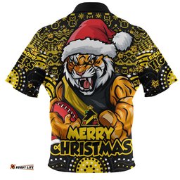 Richmond Zip Polo Shirt Ugly Christmas Knit Patterns Vintage Jersey