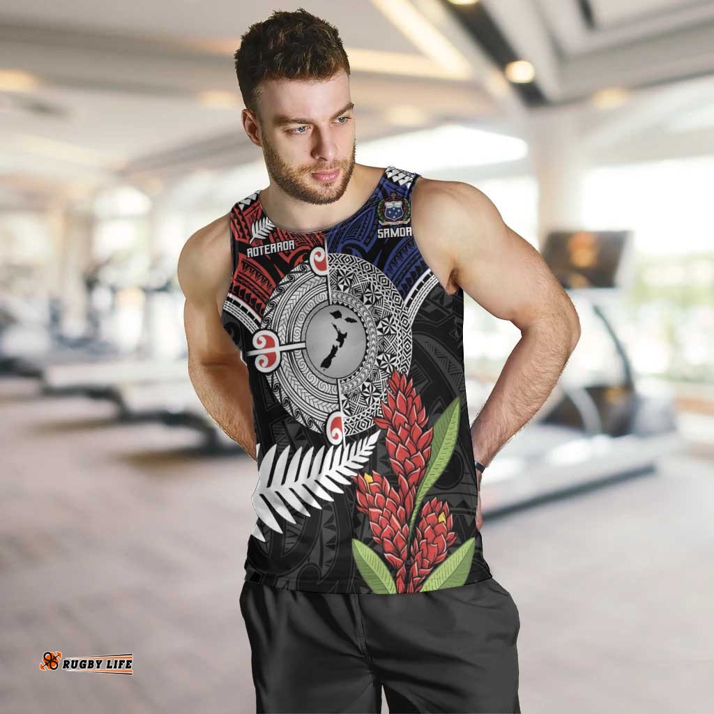 Aotearoa and Samoa Mo Te Tiriti Men Tank Top Tangata Moana Stand with Tangata Whenua LT9