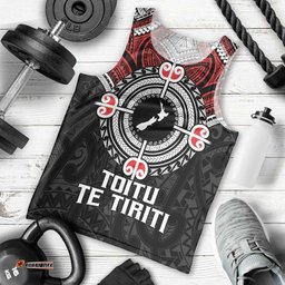 Aotearoa Proud To Be Maori Men Tank Top New Zealand Fight Together LT9