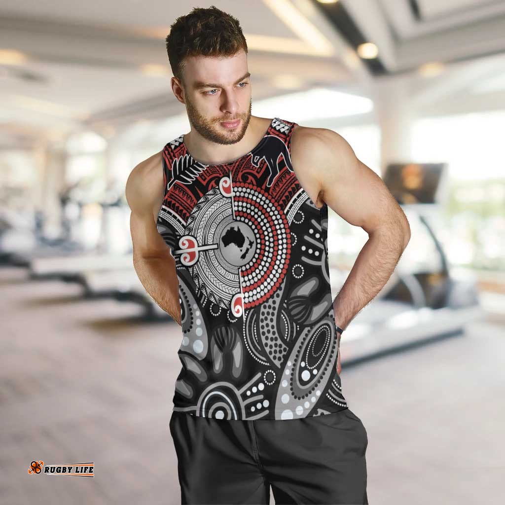 Aotearoa and Australia Men Tank Top New Zealand Honour The Treaty Ake!Ake!Ake! LT9
