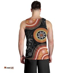Australia Aboriginal Art Men Tank Top Indigenous Proud LT14