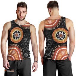 Australia Aboriginal Art Men Tank Top Indigenous Proud LT14