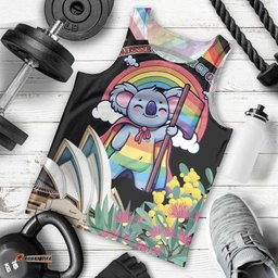 Aussia Pride Month Rainbow Koala Men Tank Top LT9
