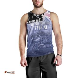 Australia ANZAC Day Men Tank Top Battle Of Passchendaele Remember Them LT05