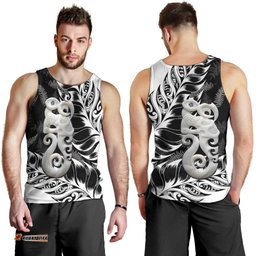 Aotearoa Manaia NZ Maori Silver Fern Men Tank Top LT14