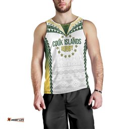 Cook Islands Rugby Custom Men Tank Top Kuki's Aitu Champions LT7