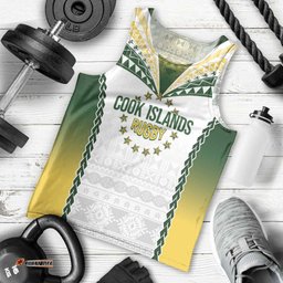 Cook Islands Rugby Custom Men Tank Top Kuki's Aitu Champions LT7