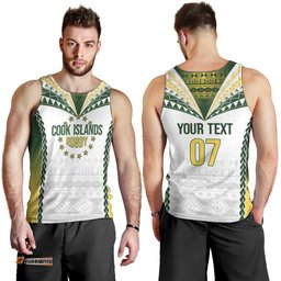 Cook Islands Rugby Custom Men Tank Top Kuki's Aitu Champions LT7