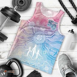 Australia NAIDOC Week 2026 50 Years Deadly Men Tank Top Celestial Glows LT7