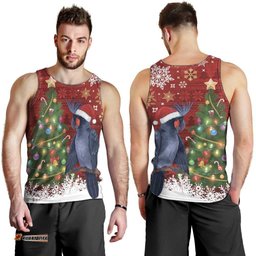 Australia Palm Cockatoo Christmas Men Tank Top Goliath Cockatoo Santa Merry Chrissie LT14
