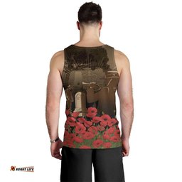 Australia - New Zealand ANZAC Lone Pine Men Tank Top The Last Post LT7